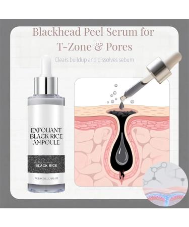 Sylvalyn Echobv Peel Glow Rice Exfoliant Ampoule Duo Gentle Black & White Rice Liquid Facial Peel | Visibly Clearer Brighter & Hydrated Skin | Dead Skin Remover Pore Minimizer & Multi (200ml) - Buy Online on GoSupps.com