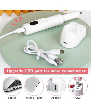 Electric Cordless Nail Drills - Professional Nail Files Kit Multifunction Electric Nail Drill Cordless Nail Kit with Dual Charge Ports for Acrylic Nails Manicure Pedicure Polishing - Buy Online on GoSupps.com