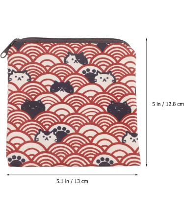 Moluckfu Women's Taping Bags - 2-Piece Decorative Periodica Bags for Menstrual Products | Stylish & Functional Women's Tinge Bags - Buy Online on GoSupps.com