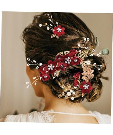 FRCOLOR 2 Set Bridal Headwear Pearl Headpiece Wedding Headwear Bridal Hair Pin Wedding Hair Clip Pearl Hair Comb Pearl Hair Barrettes Side Combs Pearl Hair Pin Hair Piece Bride Vintage - Buy Online on GoSupps.com