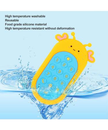 Silicone Honeybee Teething Toy | Baby Teether Chew Toy for Boys & Girls - Buy Online on GoSupps.com