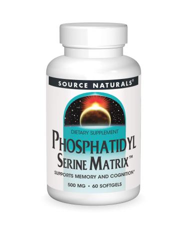 Source Naturals Phosphatidyl Serine Matrix 500 mg 60 Softgels - Buy Online on GoSupps.com