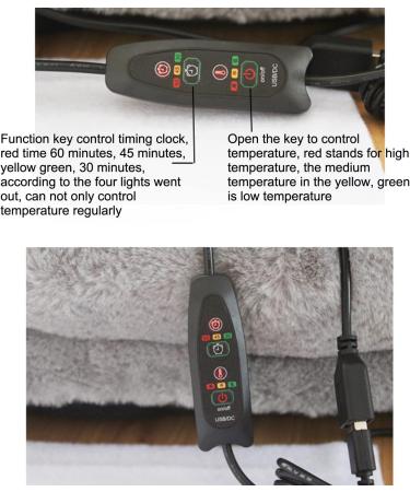 Petalum USB Electric Foot Warmers | Plush Heating Pillows & Slippers with 3 Temperature Levels - Soft Gray  - Buy Online on GoSupps.com