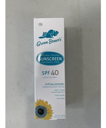 Green Beaver Moisturizing SPF 40 Natural Reef-Safe Sunscreen Lotion | Hypoallergenic Mineral Sunblock for All Skin Types - Buy Online on GoSupps.com