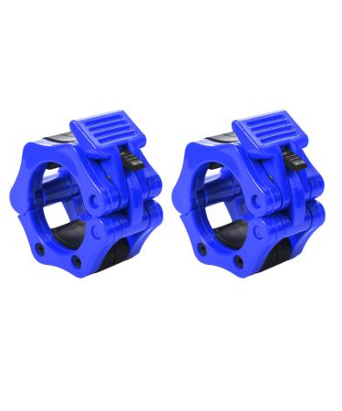 Rehut dumbbell closures dumbbell bars lock barbell collars barbell collar 50mm Olympic bar for cross-fitness training dumbbells and long dumbbells blue
