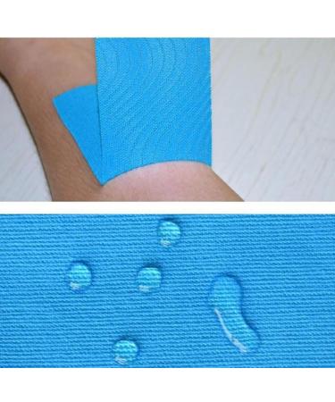 5M Kinesiology Elastic Tape - Sky Blue Sports Physio Muscle Strain Injury Support - Premium Quality for Effective Relief - Buy Online on GoSupps.com