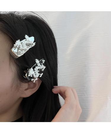 Barrettes Clip Chinese Seraphim Y2K-Style Lady Hairpin Cute Barrettes Clip Y2K-girl Hairpin Sweet Handmade HairPins Barrettes Clip