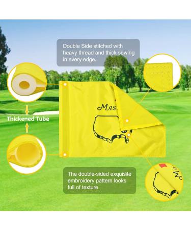 COGOLFING Double-Sided Augusta National Golf Flag - Durable 420D Nylon - 20 x 13 - Silkscreened - 1 Pack - Buy Online on GoSupps.com