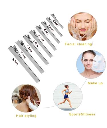 120 Pieces Metal Crocodile Hair Clips - Alligator Zinke Clips for DIY Hairstyles & Crafting Accessories - Buy Online on GoSupps.com