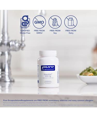 Pure Encapsulations Niacitol 500mg - No-Flush Niacin for Metabolism Support - 60 Capsules - Buy Online on GoSupps.com