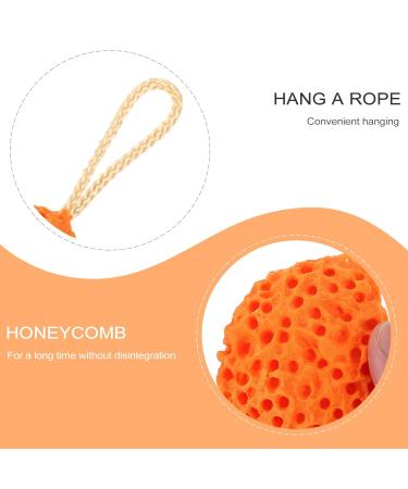 Buy 4pcs Natural Loofah Bath Balls - Honeycomb Sponge for Body Wash | Soft Infant Tub & Baby Brush - Hydrophilic Polyurethane - Gentle Skin Cleaning Tool - Buy Online on GoSupps.com