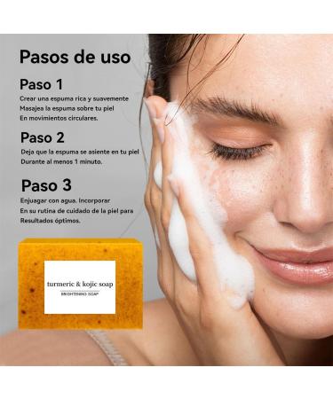 GodbTG Turmeric & kojic soap Honey Glow Lemon Turmeric Kojic Acid Soap Bar Turmeric and Kojic Acid Soap Moisturizing Turmeric Soap Turmeric Soap Turmeric Soap (1 PC) - Buy Online on GoSupps.com