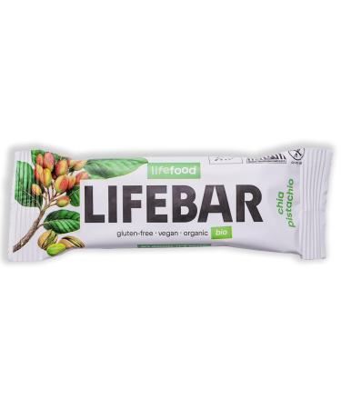Lifefood Lifebar Energy Seal - 15 Pack Vegan Sports Bars (Chia Pistachio) - RAW Organic Gluten-Free Lactose-Free No Added Sugar - Buy Online on GoSupps.com
