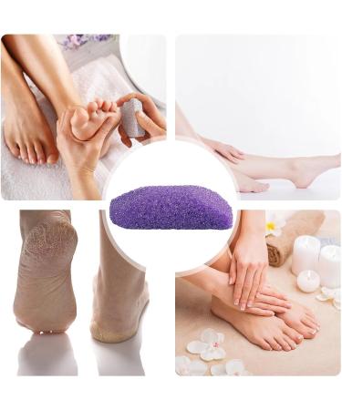 Pumice Stone 2 Sided Foot Exfoliator Scrubber Hard Skin Natural Foot Pumice Stone Callus Remover Stone with Uniform Structure Lightweight Callus Remover for Dead Skin Random Color - Buy Online on GoSupps.com