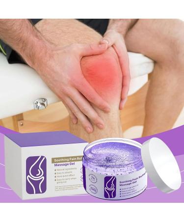 Massage Gel for Joints | Nourishing Soothing and Repairing Gel for Knees | Maximum Intensity Soothing Body Care Natural Product for Ankles Back Hips and Feet - Buy Online on GoSupps.com