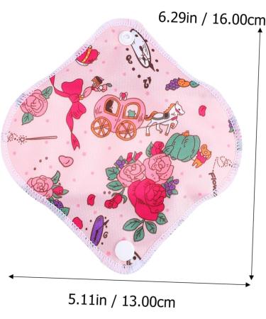 Lurrose Sanitary Napkins Set - Bamboo Washable Menstrual Pads | Eco-Friendly Incontinence Cloth - 1 Set - Buy Online on GoSupps.com