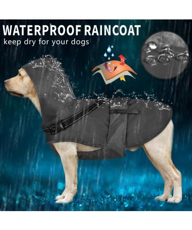 Shop Mosucoirl Waterproof Dog Coat with Hood & Reflective Design for Small & Medium Dogs - Perfect Rain Jacket - Buy Online on GoSupps.com
