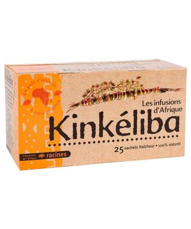 Dolcincasa.com KINKELIBA INFUSIONS 100% NATURAL Set of 2 boxes of 100% Kinkeliba infusions + a pretty sticker from Set Products 2 x 25 bags of 1.8 g