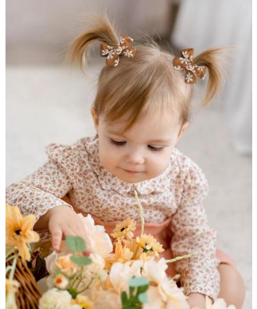 Jollybows 20 Pieces 5cm Baby Girls Hair Loops & Mini Clips | Cute Hair Accessories for Kids & Teens - International Shipping Available - Buy Online on GoSupps.com