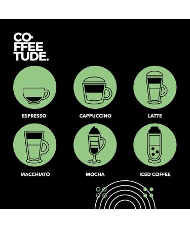 Coffeetude Utopian Harmony Blend (400g 14oz) Exclusive Arabica and Robusta Coffee Blend Whole Coffee Beans Medium roasted Ideal for Espresso Cappuccino Macchiato Latte Mocha Dark Chocolate 400 g (Pack of 1) - Buy Online on GoSupps.com