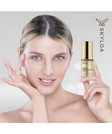 Retinol Eye Cream - Anti-Aging Under Eye Serum for Dark Circles & Puffiness | Hyaluronic Acid & Caffeine | Reduces Wrinkles & Fine Lines (20ML - Buy Online on GoSupps.com