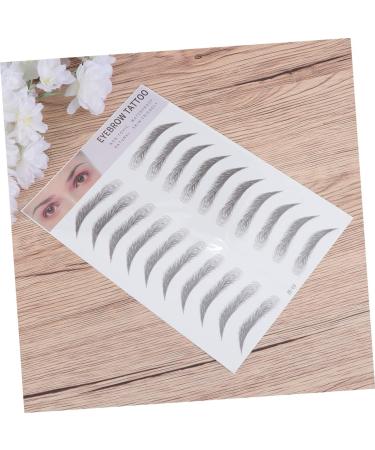 Beavorty 6 pcs 3d eyebrow stickers natural tattoo stickers eyebrows shape sticker Eyebrow Transfer Stickers - Buy Online on GoSupps.com