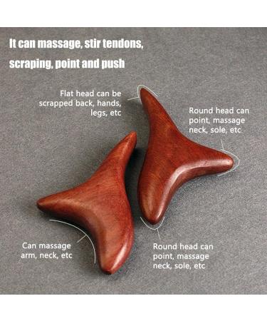 Trigeminal Body Massager - Wooden Triangle Foot & Neck Relaxation Tool for Improved Circulation - Buy Online on GoSupps.com