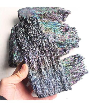 Natural Crystal Rough Beautiful Aura Colorful Rainbow Specimen Big Natural raw carborundum Stone Silicon Carbide Crystals Stones QINTINYIN (Color : 800-1000g) - Buy Online on GoSupps.com