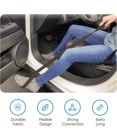 Leg Up Mobility Aid Strap Single Loop Foot Lifter for Elderly Disabled Rehabilitation Support Ideal for Bed Chair Car Transfers Knee/Hip Replacement Recovery Daily Living Leg Lifter - Buy Online on GoSupps.com