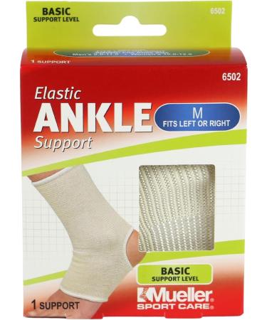 Mueller Elbow Support - Elastic Knit Contoured Lightweight Beige - Small (7-10) | International Shipping Available - Buy Online on GoSupps.com