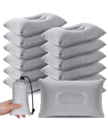 Qunclay 12 Pack Inflatable Camping Pillow with Storage Bags Ultralight Compressible Inflatable Pillow Blow up Compact Camping Travel Pillow for Backpacking Sleeping Summer Hiking Camp