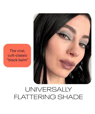 MOB Beauty Hydrating Shine Lip Balm M138 Sheer Black Tinted Lip Balm Stick with Jojoba & Sunflower Oils Clean Vegan Organic Lip Care for Nourished Glossy Lips - Buy Online on GoSupps.com