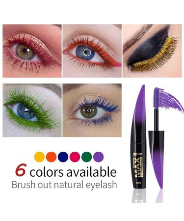 Joyeee 6 Colors Mascara Set - Waterproof, Long-lasting, Volumizing, Curling - Perfect 3D Eye Makeup - Ideal Halloween/Christmas Gift for Women & Teenage Girls - Buy Online on GoSupps.com