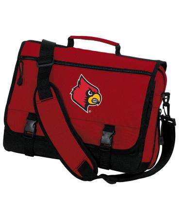 Louisville Cardinals Laptop Bag University of Louisville Messenger Bag or Computer Bag