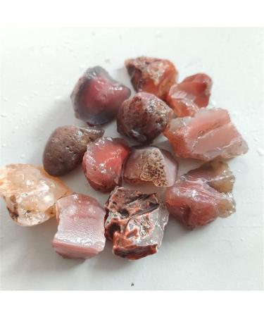 Room Decoration 1pc/100g Natural Red Agate Stone Fish Tank Decoration Raw Material of Agate Chalcedony Body Raw Gemstone Specimen Collection Gift (Color : 100g Size : 1.5-3cm) 1.5-3cm 100g - Buy Online on GoSupps.com