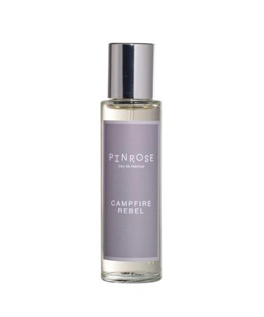 PINROSE Perfumes Campfire Rebel - Eau de Parfum Unisex Fragrance Spray - Clean Vegan Cruelty-free and Hypoallergenic Scent with Essential Oils - Notes of Whiskey Burning Oud Wood Bourbon Vanilla Raspberry and Vetiver - 1 fl oz/30 ml - Buy Online on GoSupps.com