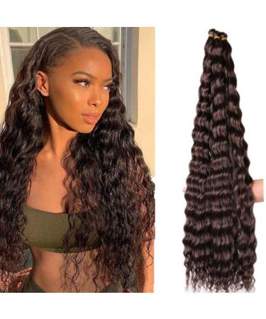 KARLOR Dreads for braiding 3 pieces 30 inch Afro hair extensions twist crochet braids deep wave hair for braiding braids hair extensions deep wave hair synthetic hair extensions crochet(4#)