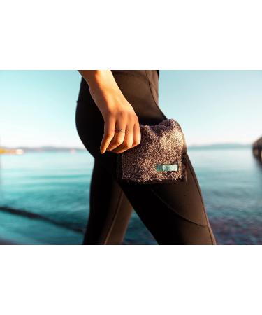 3-Pack Charcoal-Infused Mini Sweat Towels for Yoga & Workout - Detox Power - 10x9 Inches - Buy Online on GoSupps.com