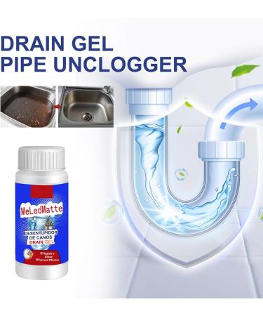 Powerful Pipe Dredging Agent Meledmatte Toilet Cleaner Meledmatte Drain Cleaner Sink Drain Cleaner For Kitchen Toilet Pipeline Quick Cleaning Tool (3pcs) - Buy Online on GoSupps.com