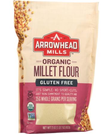 Arrowhead Mills Flour Millet Organic, 23 oz, 1.43 Pound (Pack of 1)
