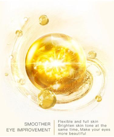 32-Piece Natural Gel Gold Under Eye Patches for Dark Circles, Puffy Eyes, and Wrinkles - Hyaluronic Anti-Aging Treatment Masks - Buy Online on GoSupps.com