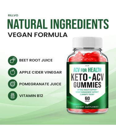 ACV for Health Keto Gummies - Advanced Formula Shark Apple Cider Vinegar Supplement (60 Gummies) - Buy Online on GoSupps.com