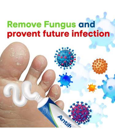 Athletes Foot Treatment Antifungal Cream Anti Fungus Skin Cream Extra Strength Athletes Foot Cream for Men Ringworm Antifungal Cream Fast Relief for Jock Inch & Fungal Infections(1pack) - Buy Online on GoSupps.com