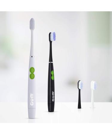 GUM Activital Sonic Sound Toothbrush | 12 000 Vibrations/Minute | Battery Operated Ultra-Spitz | International Shipping Available - Buy Online on GoSupps.com