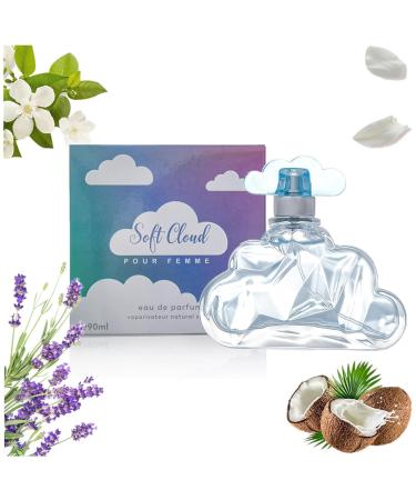 Soft Cloud Eau De Parfum for Women 90Ml Dreamy Fragrance with Lasting Impression Romantic Cloud Shaped with Notes of Lavender Coconut Vanilla & Pear - Best impression of Cloud Perfume