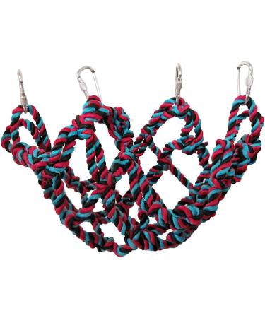 Kayziu ZCX climbing rope Bird Climbing Net Rope Ladder Pet Climbing Net Multi-purpose Climbing Hammock Net For Bird Exercises scramble net rope