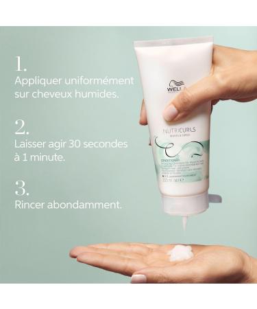 Wella Nutricurls Clean Conditioner 1000ml - Define & Nourish Curls | International Shipping Available - Buy Online on GoSupps.com