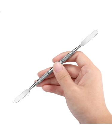 Wismee 5Pcs Makeup Spatula Set | Professional Stainless Steel Cosmetics Mixer | Long Metal Depotting Mixing Tool (#1+#2) - Buy Online on GoSupps.com