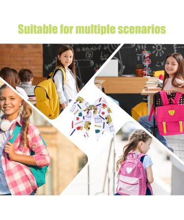 Hair Bows Clips Cartoon Hair Barrettes for Back to School | Cute Decorative Hair Clips Hair Accessories for Daily Life Travel School - Buy Online on GoSupps.com