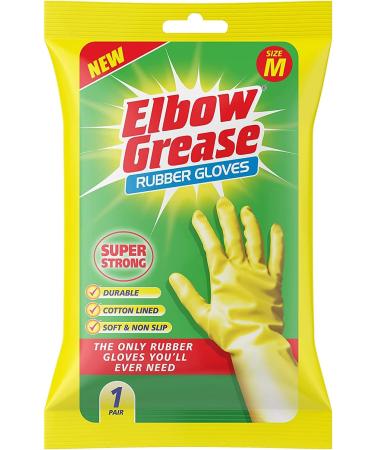 The Pink Stuff The Miracle Foaming Toilet Cleaner (1pk contains 3 x 100g sachets) 2Pk + Elbow Grease Rubber Gloves Cotton Lined 1Pair Size M + Our Gift for You: Organza Bag Size: 9x7x0.1cm - Buy Online on GoSupps.com